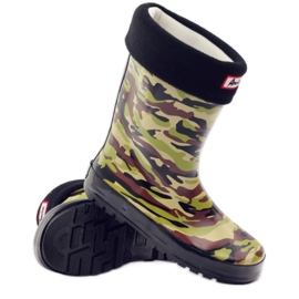 American Club Galoschensocke + American Camo-Einsatz grün braun schwarz 3