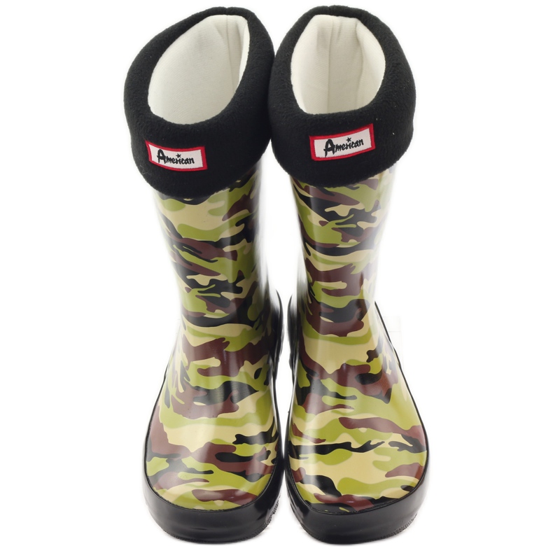 American Club Galoschensocke + American Camo-Einsatz grün braun schwarz 4