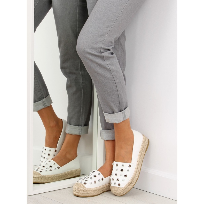 Weiße Espadrilles weiß 7680 weiß 1