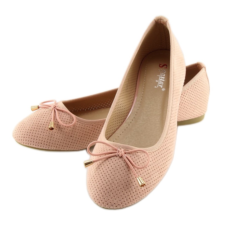 Klassische rosa Ballerinas LK20P Pink 2
