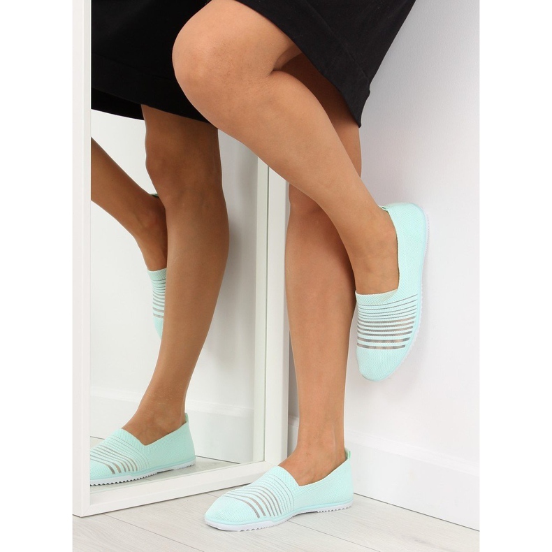 Mintfarbene Damensneaker SB96 Grün 1