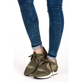 Sportschuhe zum Hineinschlüpfen grün 2