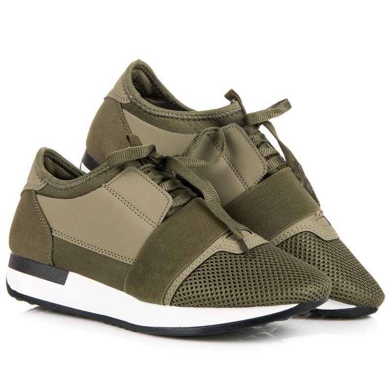 Sportschuhe zum Hineinschlüpfen grün 1