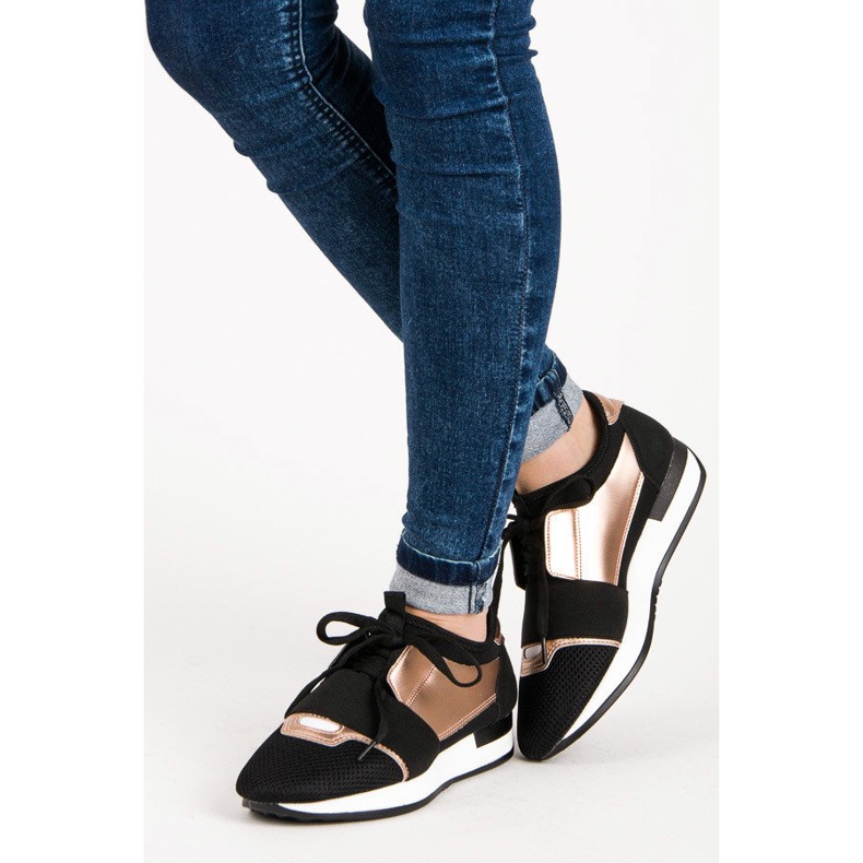 Sportschuhe zum Hineinschlüpfen schwarz 2