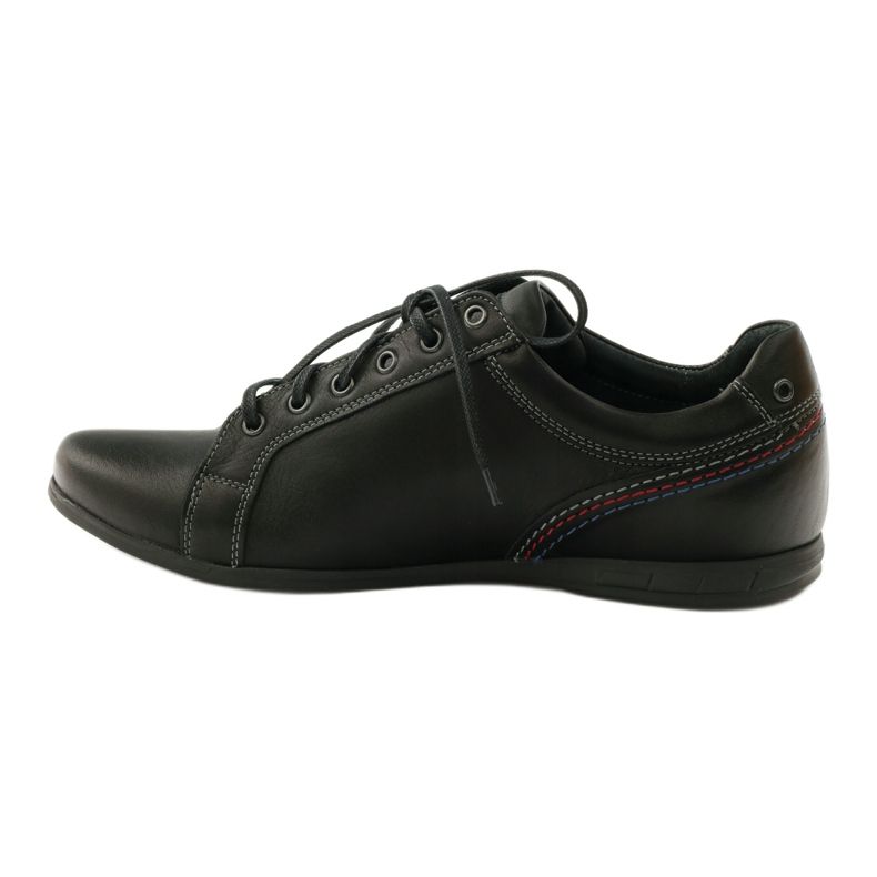 Riko Herrenleder Sportschuhe 776 Schwarz 2