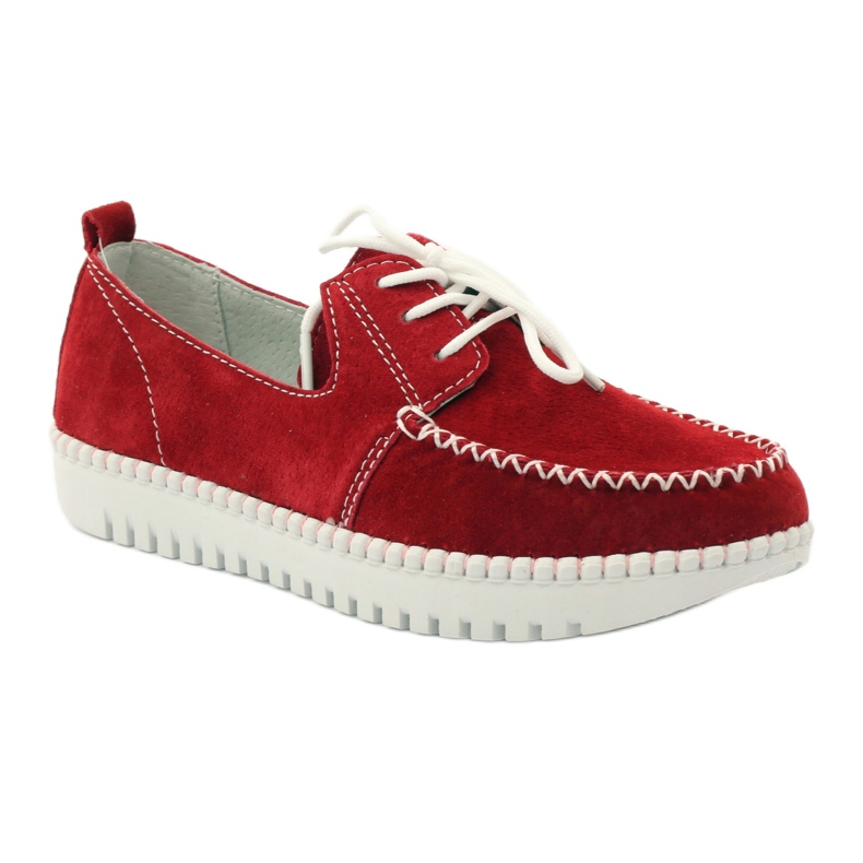 Creepers aus Wildleder Filippo DP020 / 18 RD rot 1