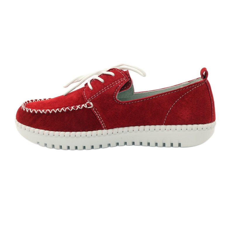 Creepers aus Wildleder Filippo DP020 / 18 RD rot 2