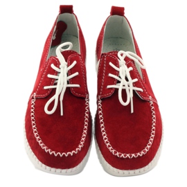 Creepers aus Wildleder Filippo DP020 / 18 RD rot 4