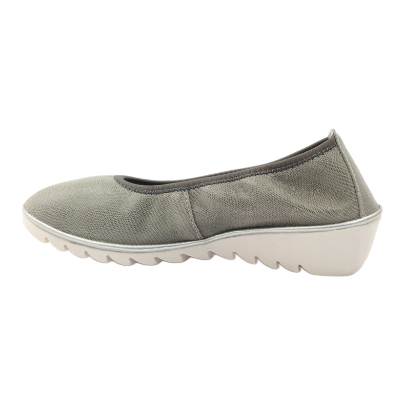 Filippo Damenschuhe Leder -Ladung 045 Grau 2