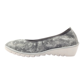 Lederschuhe für Damen Loafer Filippo 046 grau 2