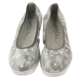 Lederschuhe für Damen Loafer Filippo 046 grau 4