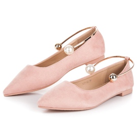 Ballerinas mit Ornament rosa 2
