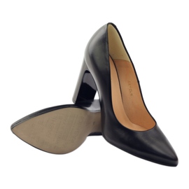 Klassische Pumps auf dem ESPINTO 689 Pfosten schwarz 3