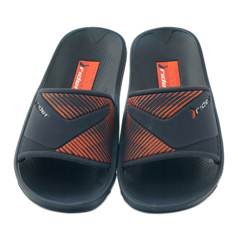 Rider 82359 Freizeit-Badeschuhe orange marineblau 4