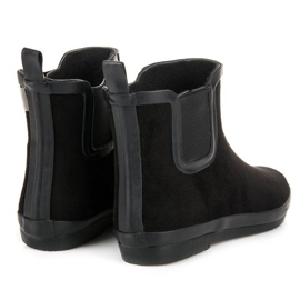 Kylie Damen-Wildleder-Galoschen schwarz 1