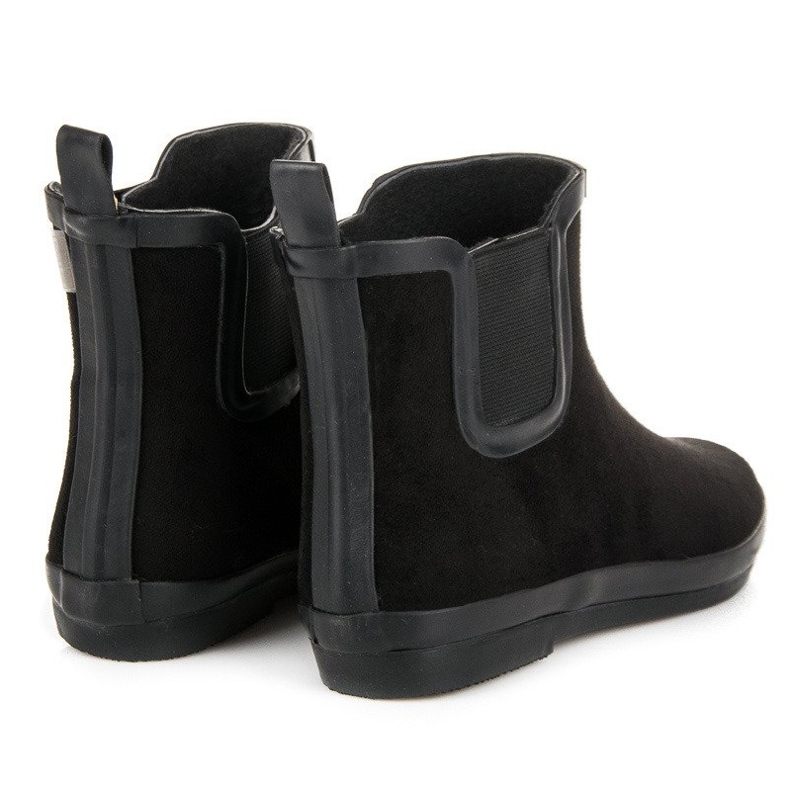 Kylie Damen-Wildleder-Galoschen schwarz 1