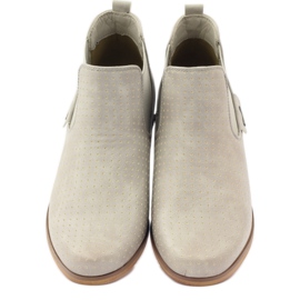 Graue Jodhpur-Stiefel von Filippo 4