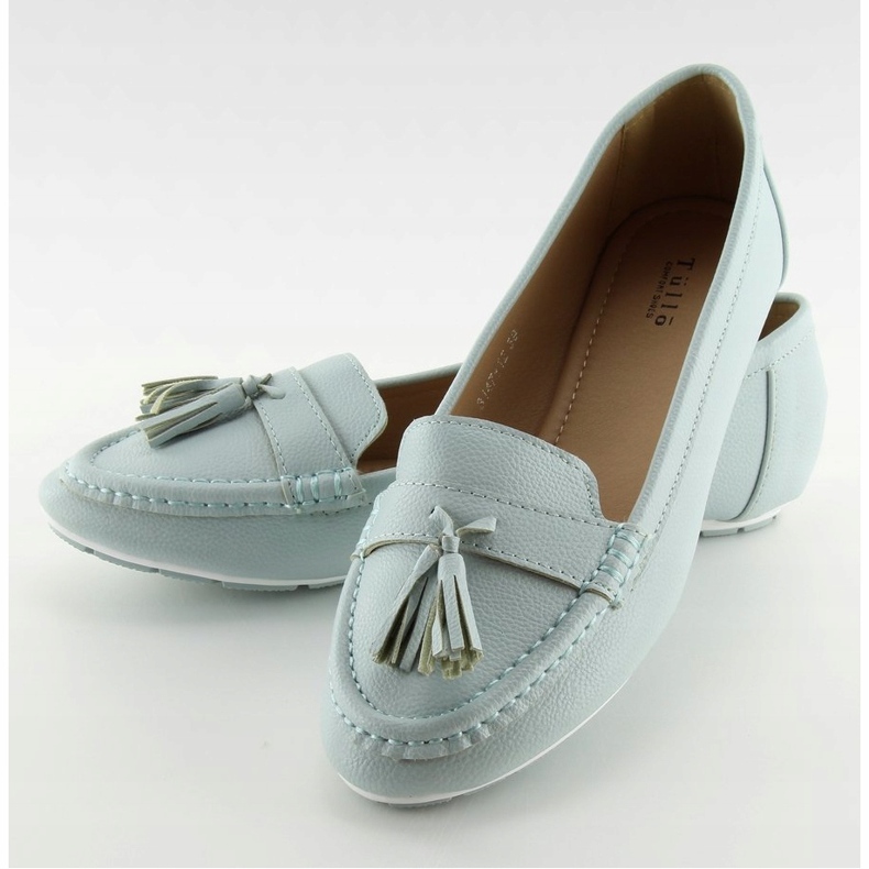 Blaue Slipper für Damen 3147 L. Blau 1