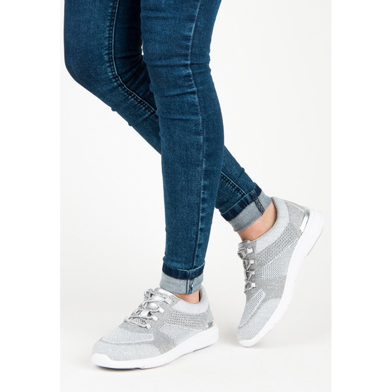 American Club Amerikanische Turnschuhe grau 2