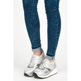 Kylie Sportschuhe mit Glitzer grau 1