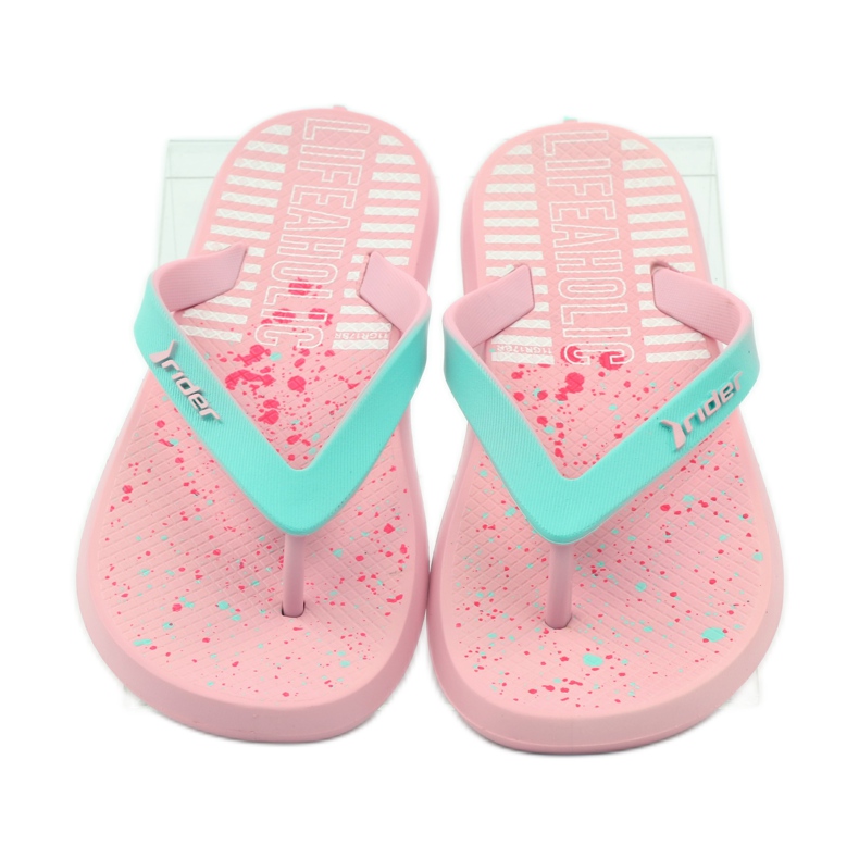 Rider 82365 Kinder-Flip-Flops rosa grün 4