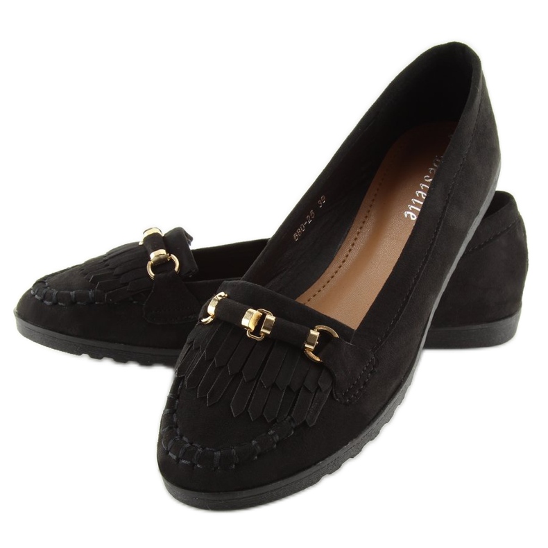Schwarz Damen-Slipper 680-25 BAL-1 schwarz 1