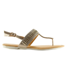 Flip-Flops mit goldenen Goldsteinen 1