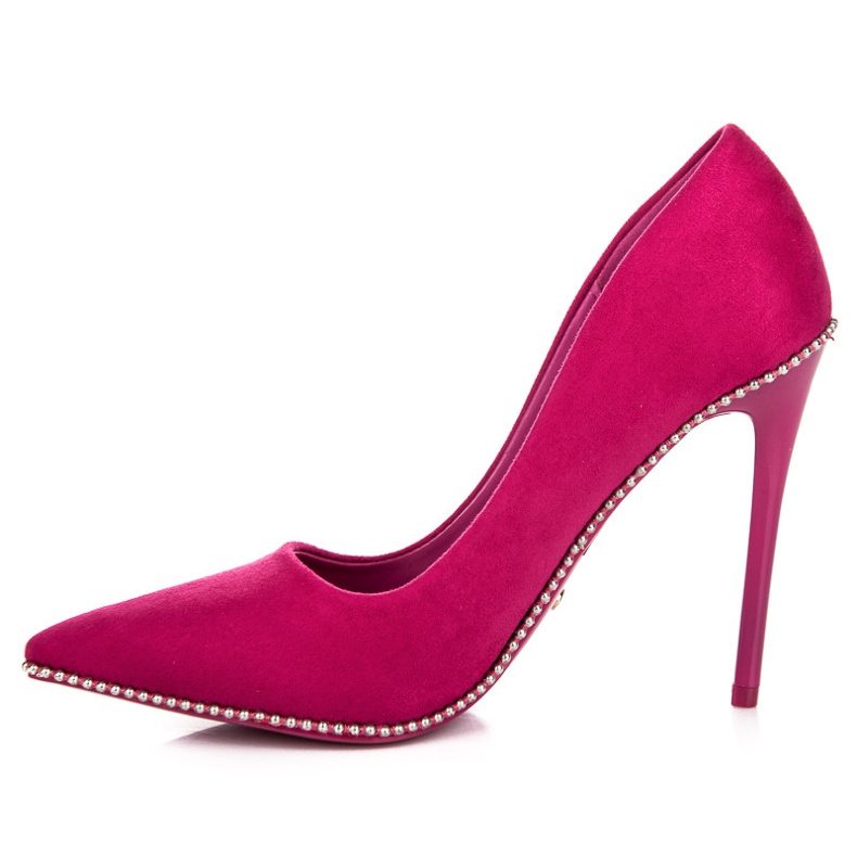 Seastar Modische High Heels in Fuchsia rosa 1