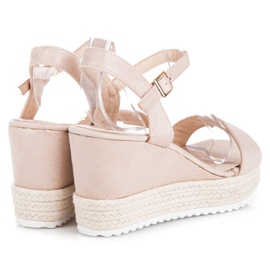 Seastar Espadrilles-Sandalen mit Keilabsatz braun 2