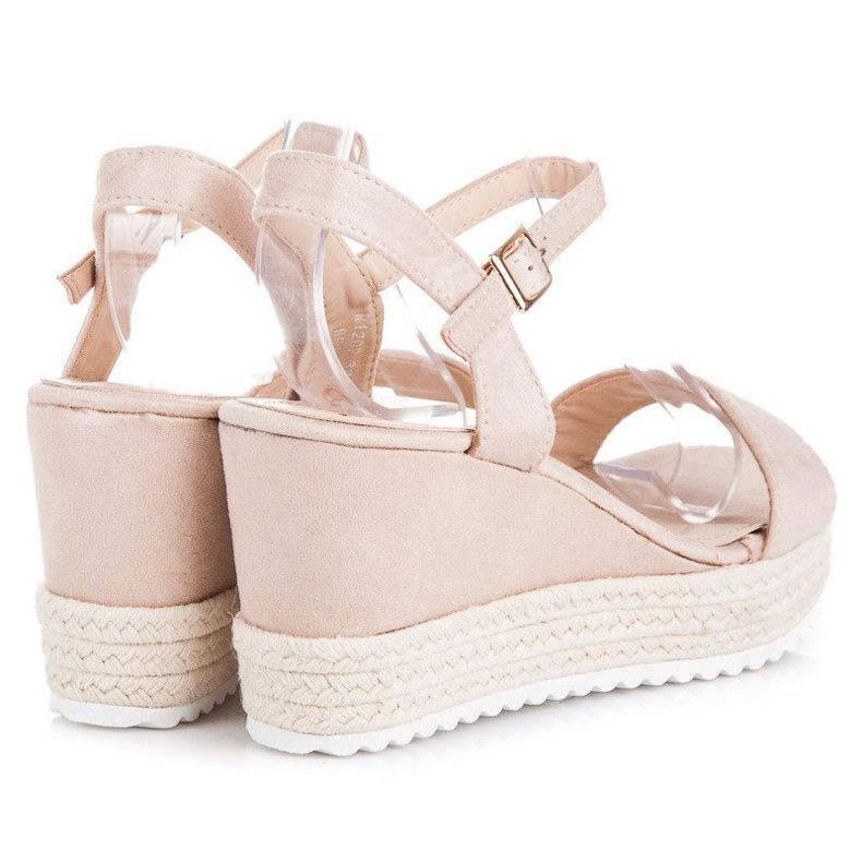 Seastar Espadrilles-Sandalen mit Keilabsatz braun 2