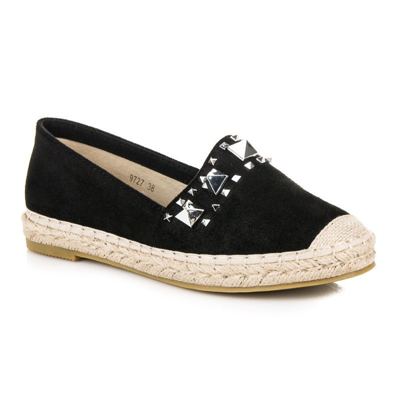 Coura Schwarze Espadrilles 2