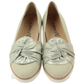 Caprice Pumps Halbschuhe Damenschuhe 24607 beige golden 4