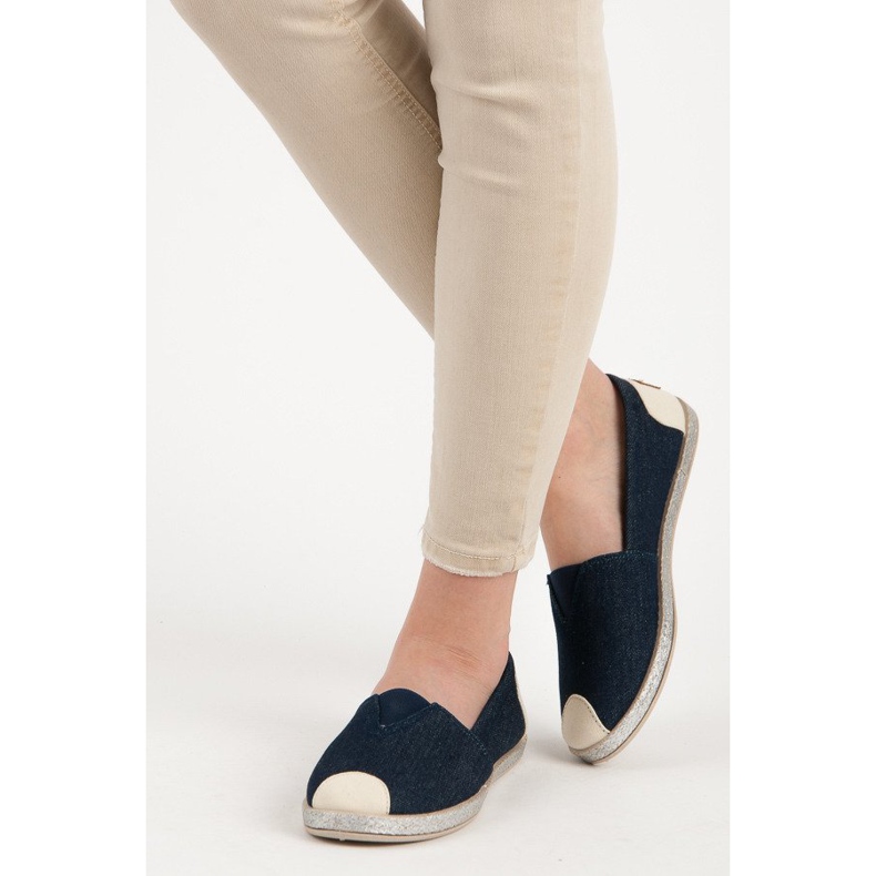Muto Denim-Espadrilles blau 1