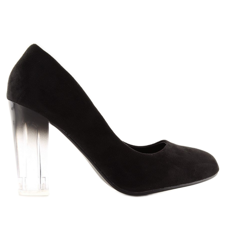 Pumps High Heels ombre schwarz 889-6 Schwarz 1
