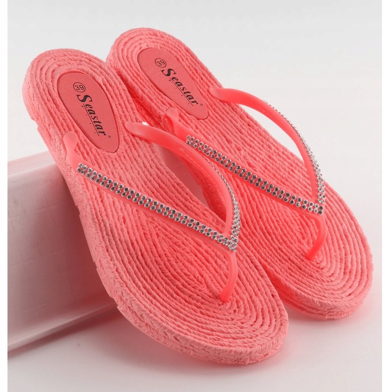 Flip-Flops, Gummirosen CK40P Koralle rosa 2