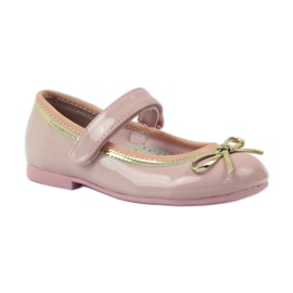 American Club Ballerinas mit amerikanischer Schleife rosa 1