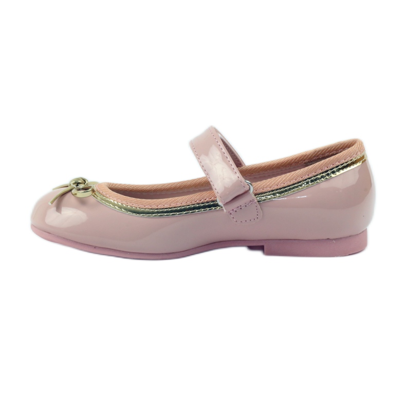 American Club Ballerinas mit amerikanischer Schleife rosa 2