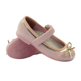 American Club Ballerinas mit amerikanischer Schleife rosa 3