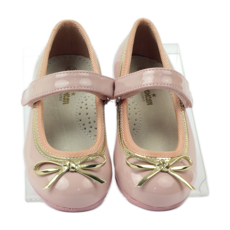 American Club Ballerinas mit amerikanischer Schleife rosa 4