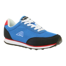 American Club Amerikanische blaue Damen-Schnürsportschuhe 1