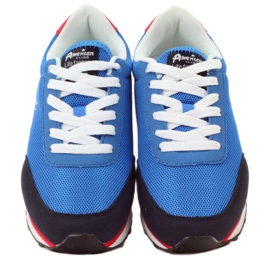 American Club Amerikanische blaue Damen-Schnürsportschuhe 4