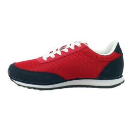 American Club Amerikanische rot gebundene Sportschuhe navy blau 2