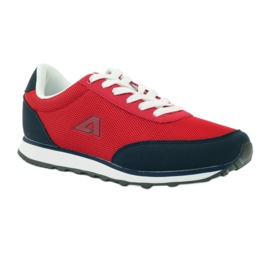 American Club Amerikanische rot gebundene Sportschuhe navy blau 1
