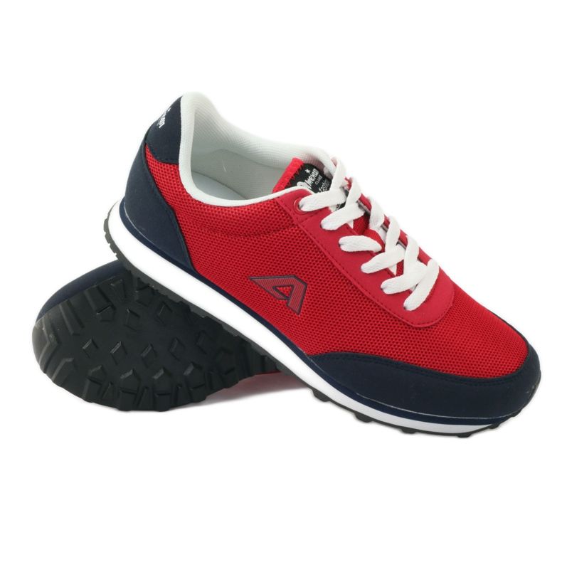 American Club Amerikanische rot gebundene Sportschuhe navy blau 3