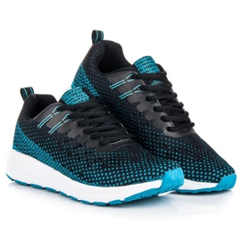 Ax Boxing Bequeme Sportschuhe schwarz blau 1