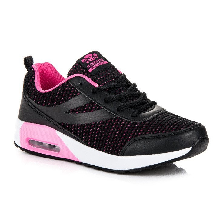 Ax Boxing Modische Sportschuhe schwarz rosa 1