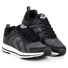 Ax Boxing Gebundene Sportschuhe schwarz grau 1