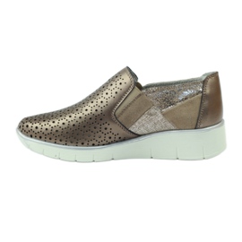 Filippo Sport-Slipper aus Leder braun mehrfarbig 2