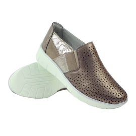 Filippo Sport-Slipper aus Leder braun mehrfarbig 3