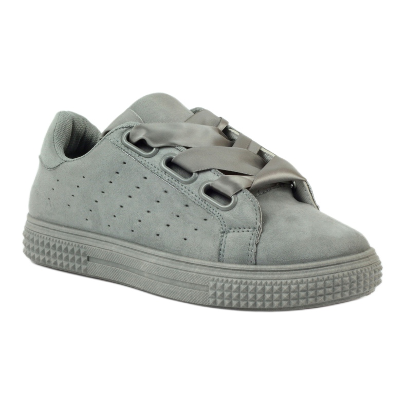 McKey Creepers Sportschuhe mit grauem Band gebunden 1